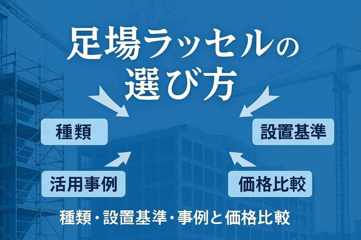 足場ラッセルネットの基礎知識と安全基準から選び方