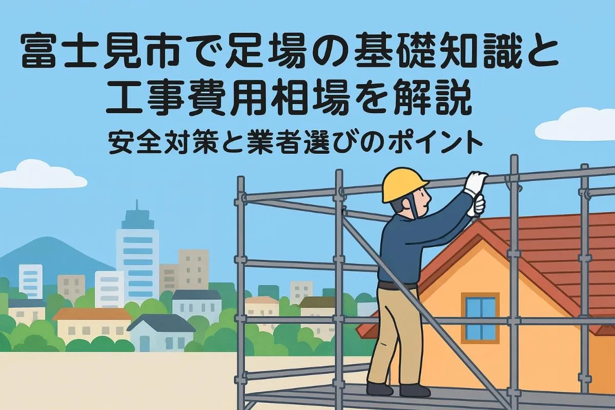 富士見市で足場の基礎知識と工事費用相場を解説｜安全対策と業者選びのポイント