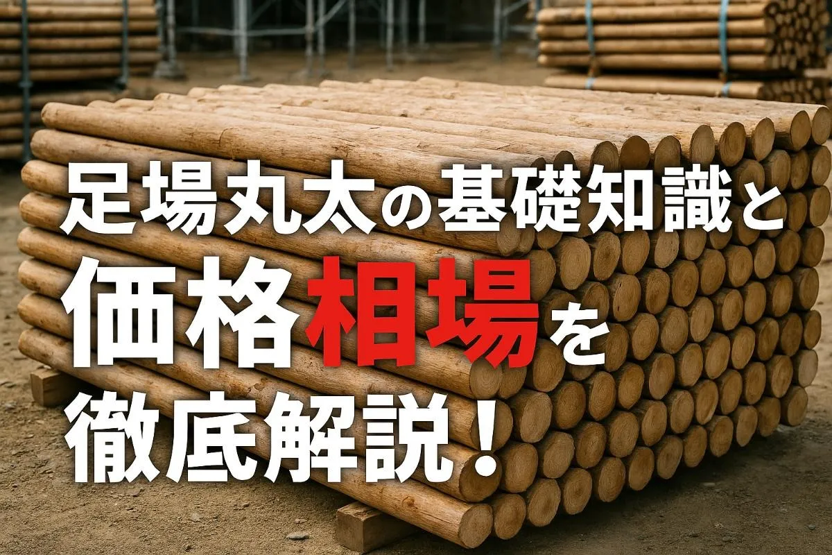 足場丸太の基礎知識と価格相場を徹底解説！現場で役立つ選び方・施工・安全基準まで網羅