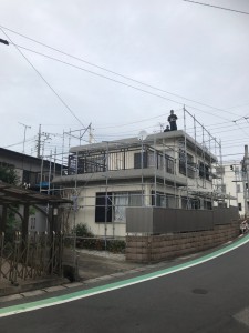 千葉県松戸市 住宅改修工事足場仮設