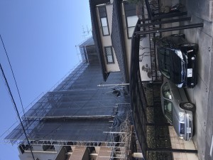 現在施工中の現場です。 春日部市 大規模修繕工事