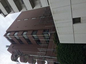 現在施工中の現場です。 中野区 大規模修繕工事